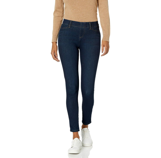 Womens Pull-On Stretchy Knit Jegging